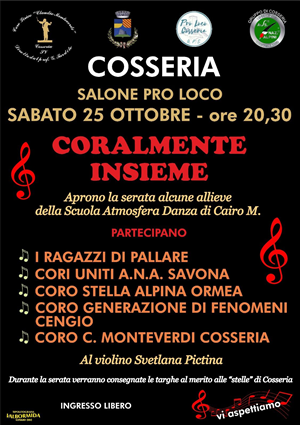“Coralmente Insieme” e "Le Stelle di Cosseria"