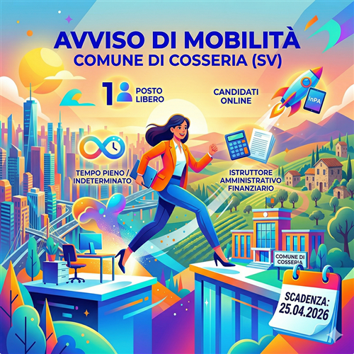 Cambia prospettiva: porta la tua professionalità al Comune di Cosseria!