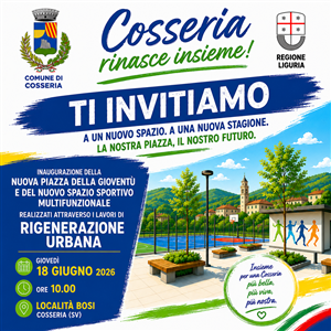 Inaugurazione nuova Piazza della Gioventù e spazio sportivo multifunzionale