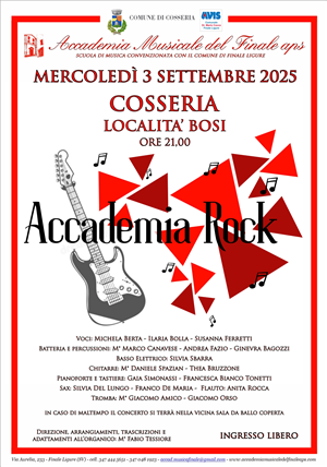 Accademia Rock arriva a Cosseria!